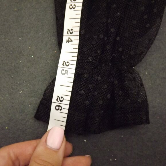 Windsor Mesh Polka Dot Crop Top - Picture 5 of 8